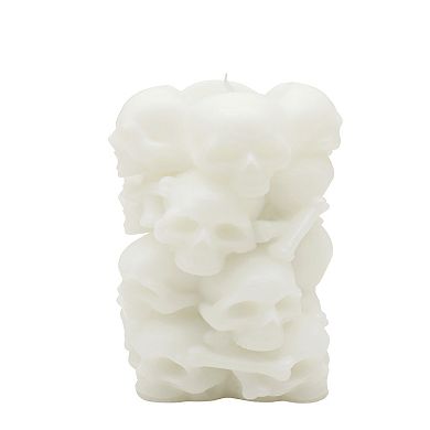 Celebrate Together™ Halloween Skulls LED Pillar Candle