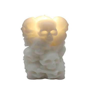 Celebrate Together™ Halloween Skulls LED Pillar Candle