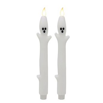 Celebrate Together™ Halloween Ghost LED Taper Candles Set of 2