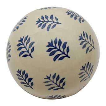 Sonoma Goods For Life® Floral Ceramic Orb Table Decor