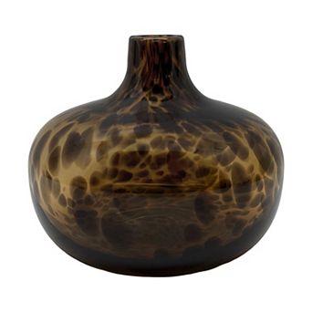 Sonoma Goods For Life® Narrow Neck Tortoise Glass Vase Table Decor