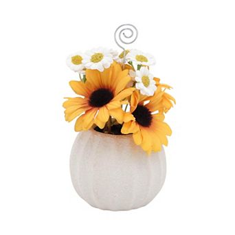 Everyday Decor Artificial Sunflower & Daisy Photo Clip