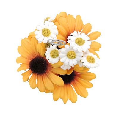 Everyday Decor Artificial Sunflower & Daisy Photo Clip