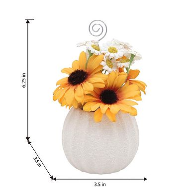 Everyday Decor Artificial Sunflower & Daisy Photo Clip