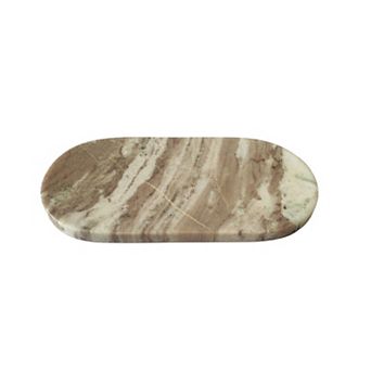 Everyday Decor Multi Oval Stone Tray Table Decor