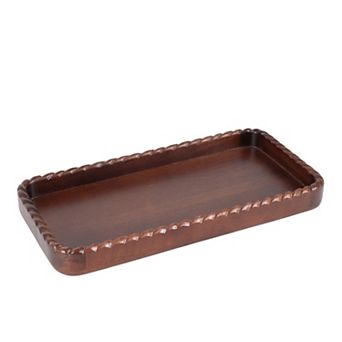 Sonoma Goods For Life® Large Twisted Wood Oblong Tray Table Decor