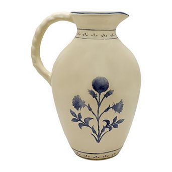 Everyday Decor Floral Ceramic Vase