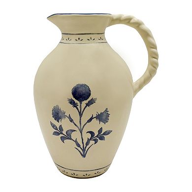 Everyday Decor Floral Ceramic Vase