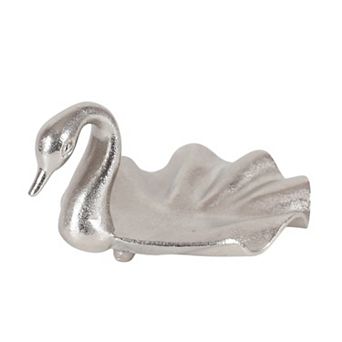 Sonoma Goods For Life® Silver Swan Trinket Tray Table Decor