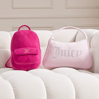 Juicy Couture Decorative Rhinestone Purse Pillow