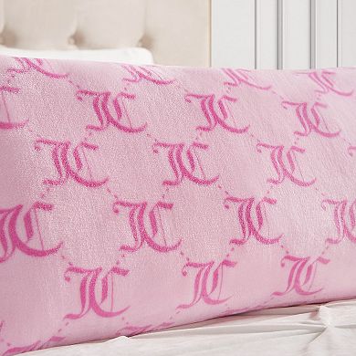 Juicy Couture Lattice Print Plush Body Pillow