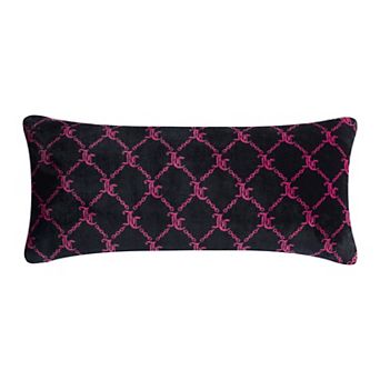 Juicy Couture Lattice Print Plush Body Pillow
