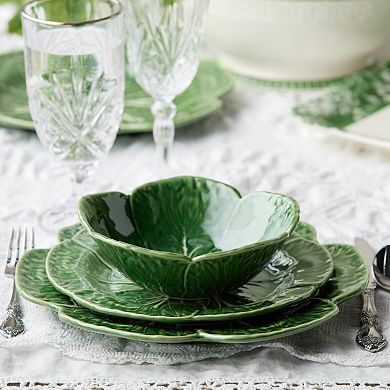 Certified International Le Jardin 12-Piece Cabbage Dinnerware Set