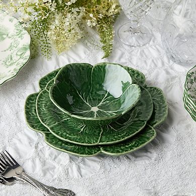 Certified International Le Jardin 12-Piece Cabbage Dinnerware Set