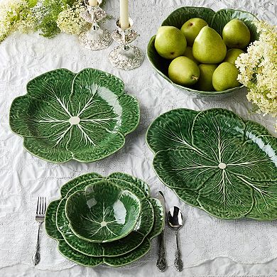 Certified International Le Jardin 12-Piece Cabbage Dinnerware Set