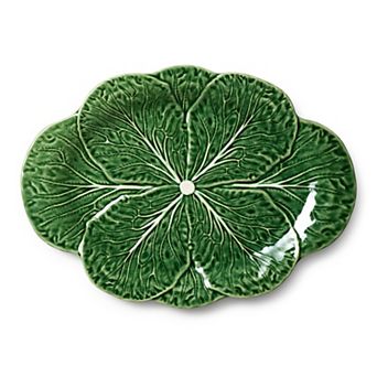 Certified International Le Jardin Cabbage Oval Platter