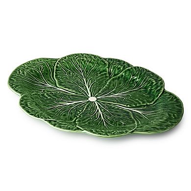 Certified International Le Jardin Cabbage Oval Platter