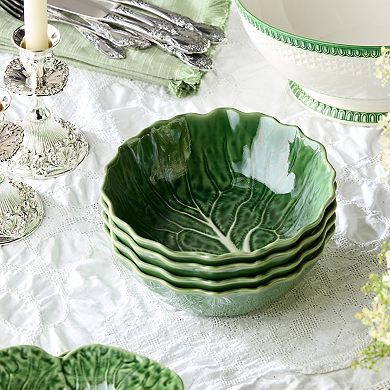 Certified International Le Jardin 4-Piece Cabbage Soup Bowl