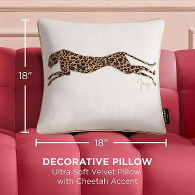 Juicy Couture Cheetah Print Decorative Pillow