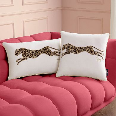 Juicy Couture Cheetah Print Decorative Pillow