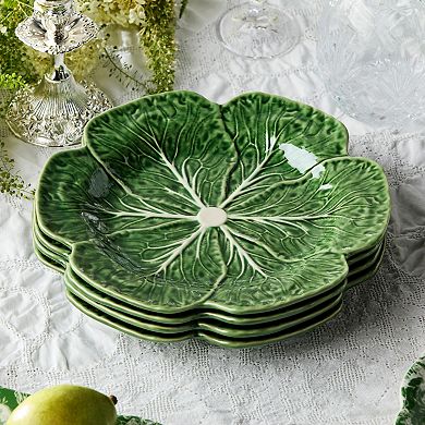 Certified International Le Jardin 11-Inch Cabbage Dinner Plate 4-Piece Set