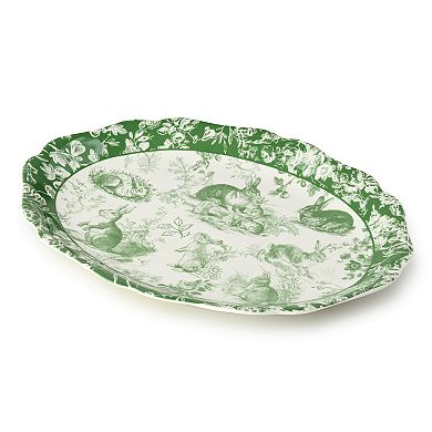 Certified International Le Jardin Oval Platter