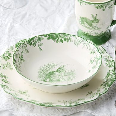 Certified International Le Jardin 4-Piece Soup Bowl Set