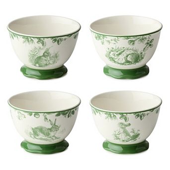 Certified International Le Jardin 4 pc Ice Cream Bowl Set