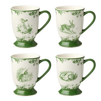 Certified International Le Jardin 4 pc Mug Set