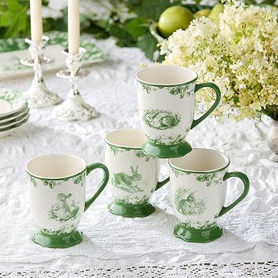 Certified International Le Jardin 4-Piece Mug Set