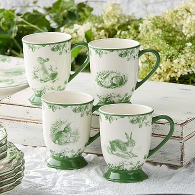 Certified International Le Jardin 4-Piece Mug Set