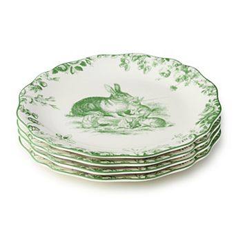 Certified International Le Jardin 4 pc Dinner Plate Set