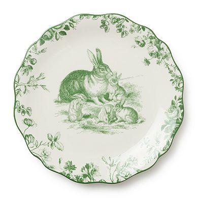 Certified International Le Jardin 4-Piece Dinner Plate Set
