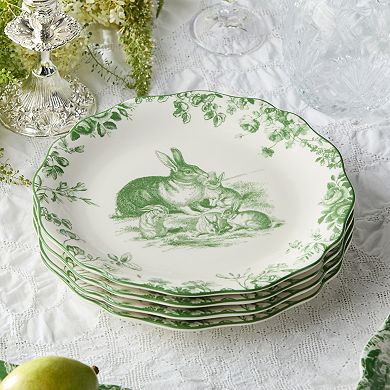 Certified International Le Jardin 4-Piece Dinner Plate Set