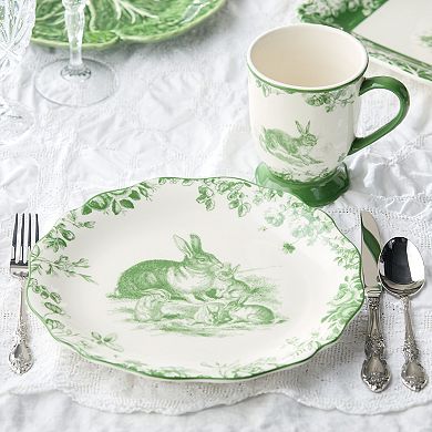 Certified International Le Jardin 4-Piece Dinner Plate Set