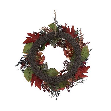 Sonoma Goods For Life® Hydrangea & Mum Mixed Artificial Wreath