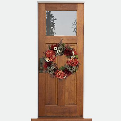 Sonoma Goods For Life® Hydrangea & Mum Mixed Artificial Wreath