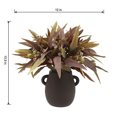 Sonoma Goods For Life® Artificial Foliage in Earthenware Vase