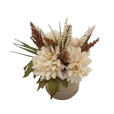 Sonoma Goods For Life® Artificial Dahlia Arrangement in Ceramic Vase