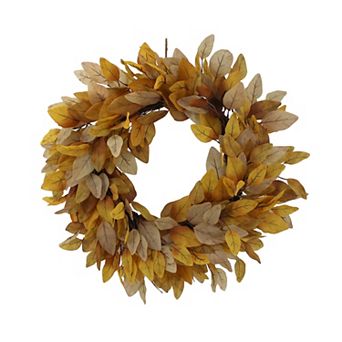 Sonoma Goods For Life® Golden Foliage Artificial Wreath