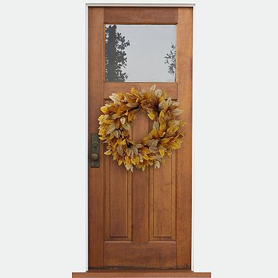 Sonoma Goods For Life® Golden Foliage Artificial Wreath