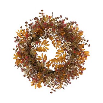 Sonoma Goods For Life® Autumn Wildflower Gathered Artificial Wreath