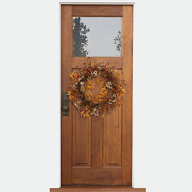 Sonoma Goods For Life® Autumn Wildflower Gathered Artificial Wreath
