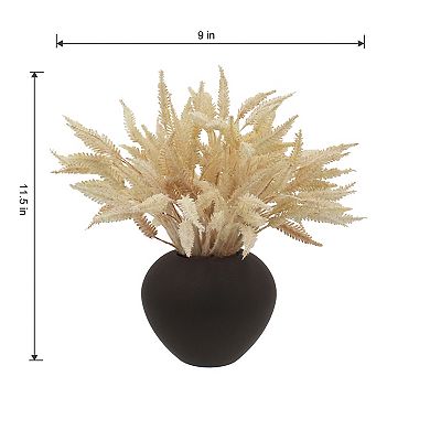 Sonoma Goods For Life® Dried Wheat Artificial Arrangement in Ceramic Vase