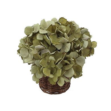 Sonoma Goods For Life® Artificial Hydrangeas in Wicker Basket