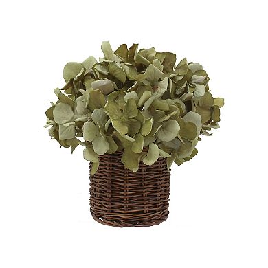 Sonoma Goods For Life® Artificial Hydrangeas in Wicker Basket