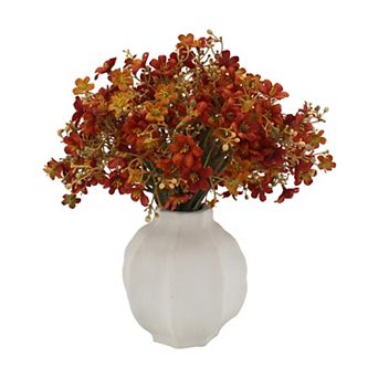 Sonoma Goods For Life® Artificial Wildflower Arrangement in Fluted Vase
