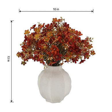Sonoma Goods For Life® Artificial Wildflower Arrangement in Fluted Vase