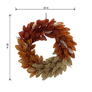 Sonoma Goods For Life® Tonal Neutral Leaf Artificial Wreath