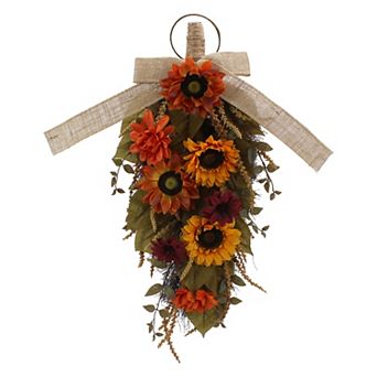 Sonoma Goods For Life® Multi Sunflower & Greenery Artificial Teardrop